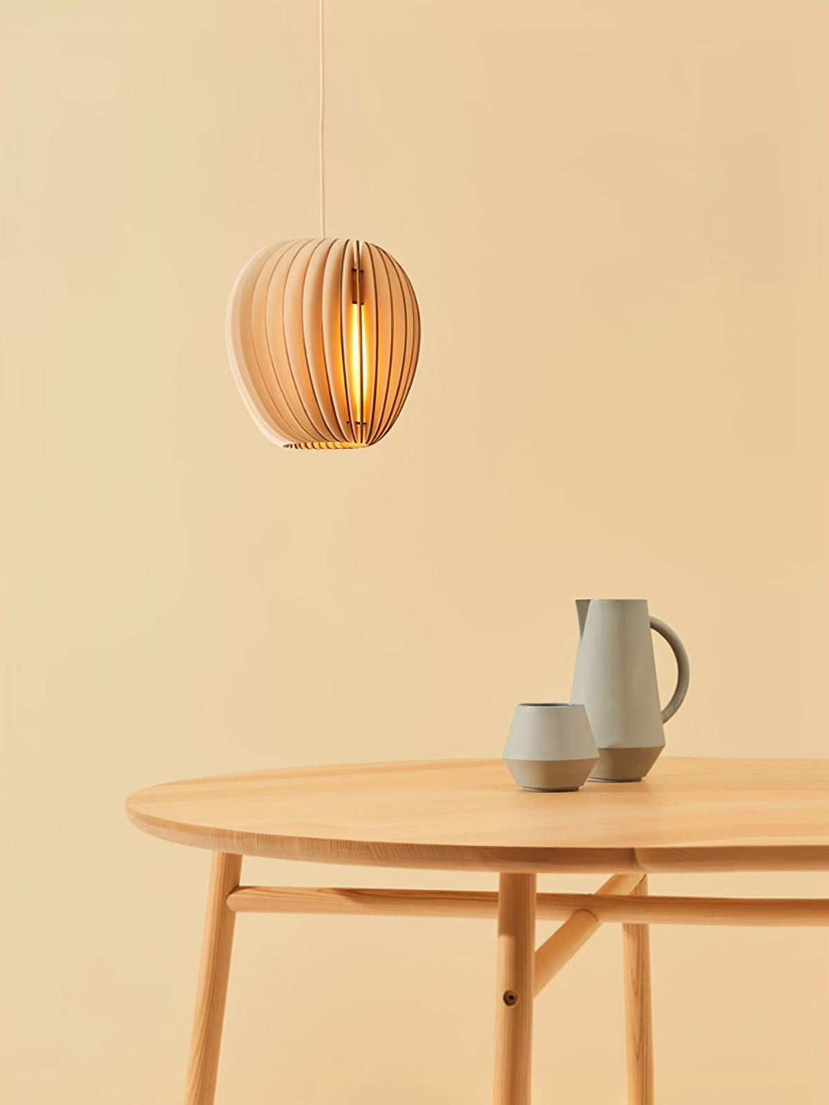 Suspension Agathe en bois et métal – vue 23