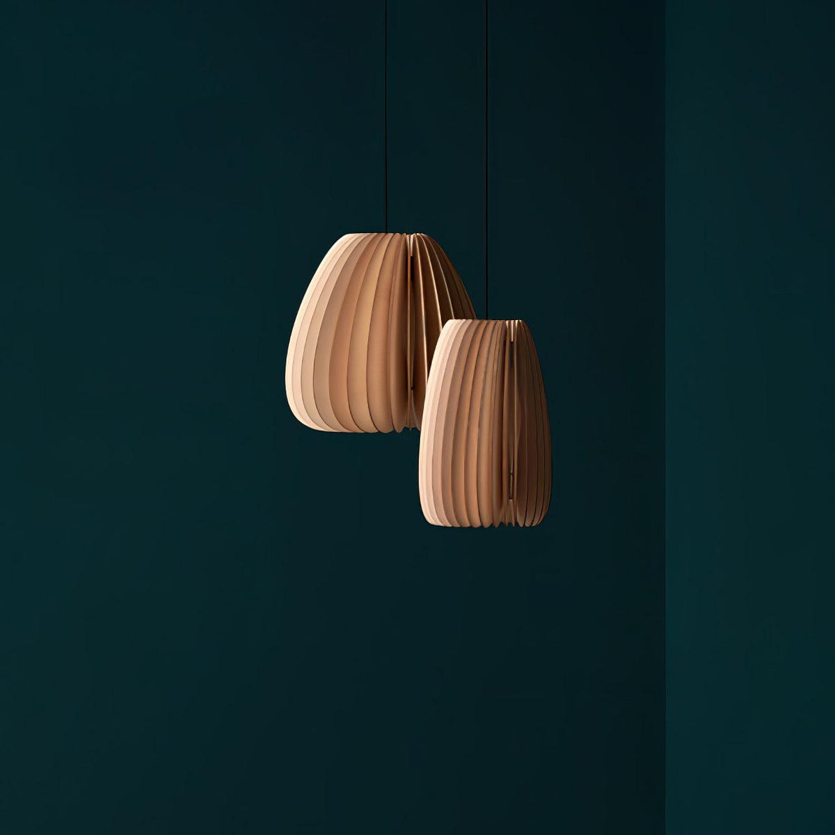 Suspension Agathe en bois et métal – vue 24