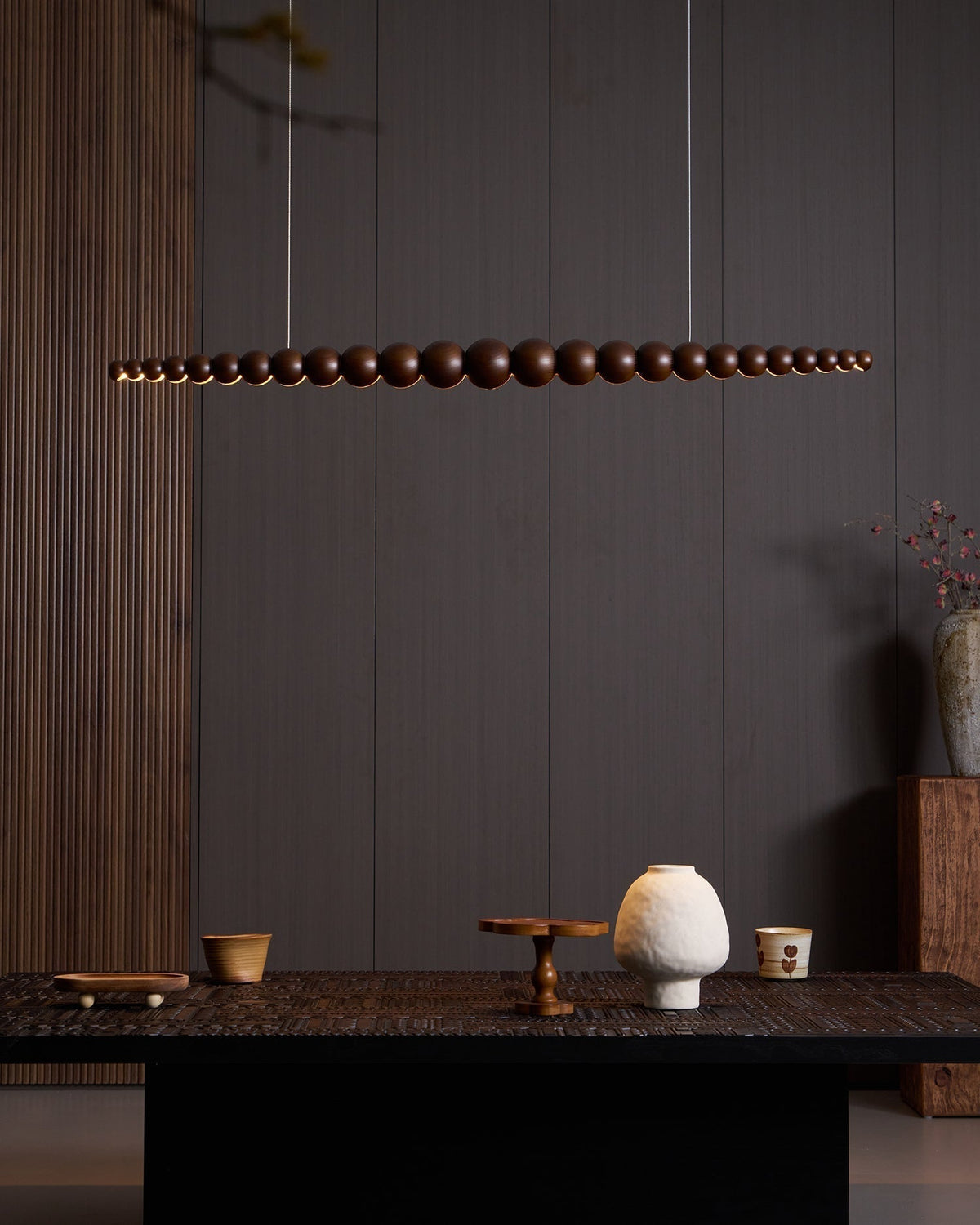 Suspension Mazurka en bois et métal – vue 34