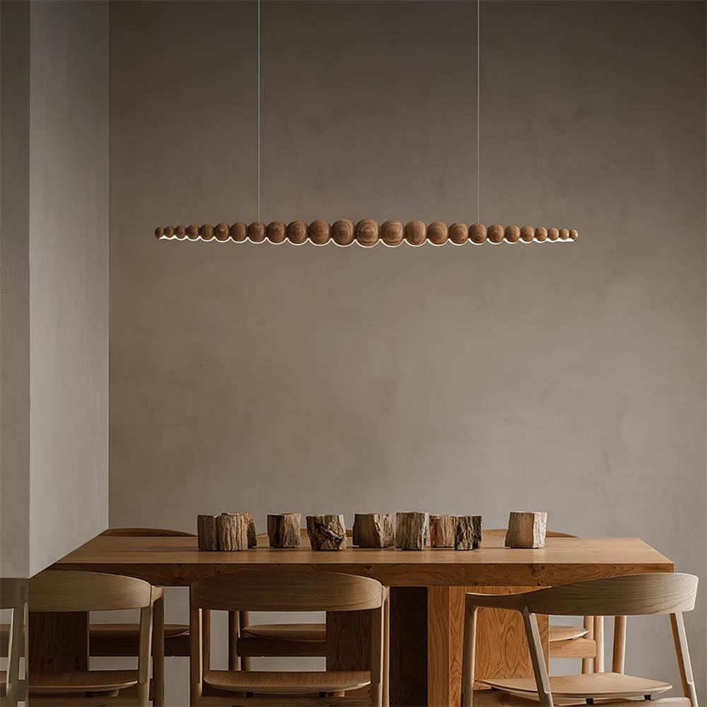 Suspension Mazurka en bois et métal – vue 4