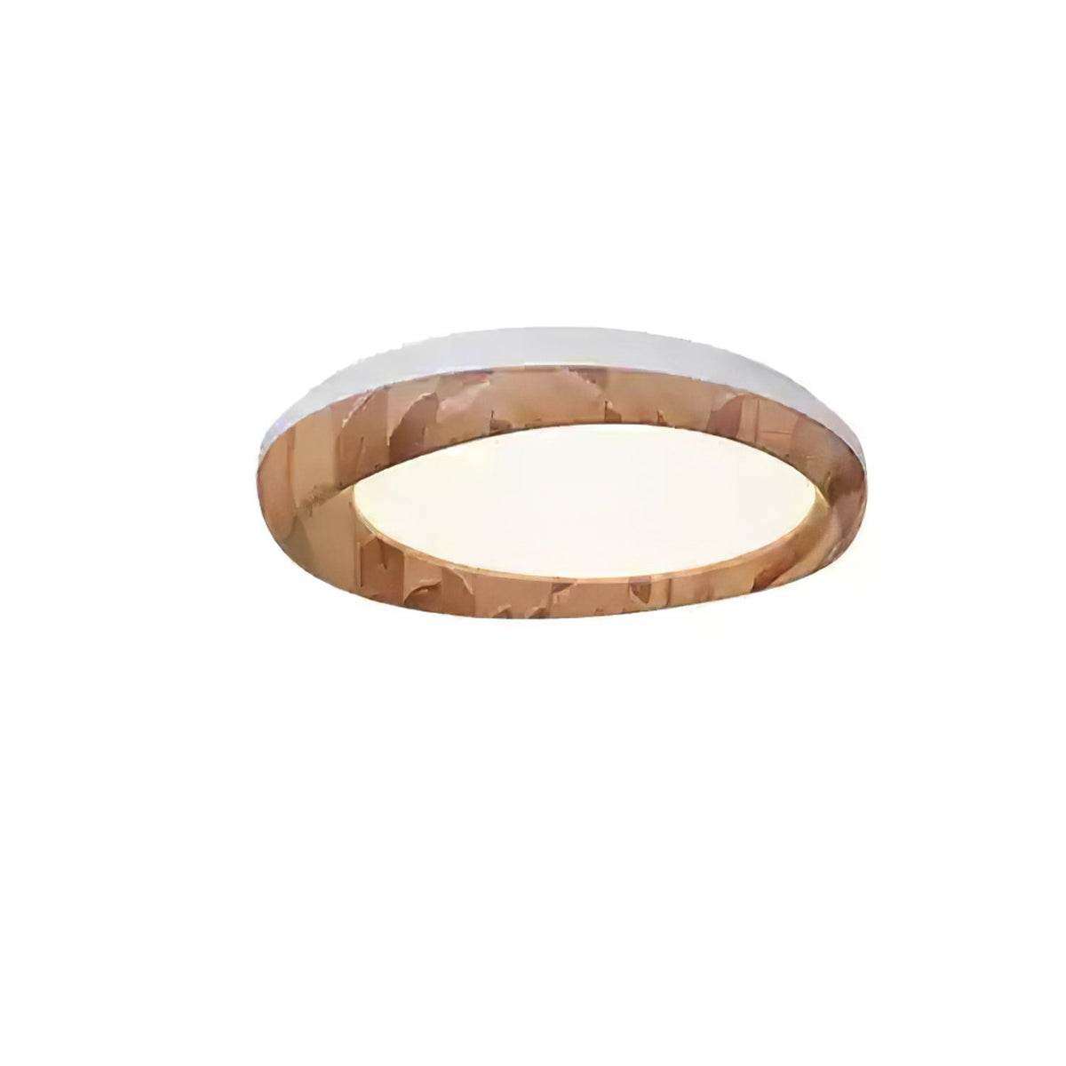 Plafonnier Provence en verre et bois – vue 43