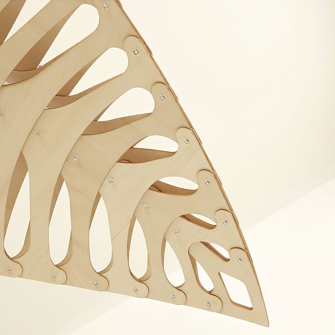Suspension Améthyste en bois et métal – vue 20