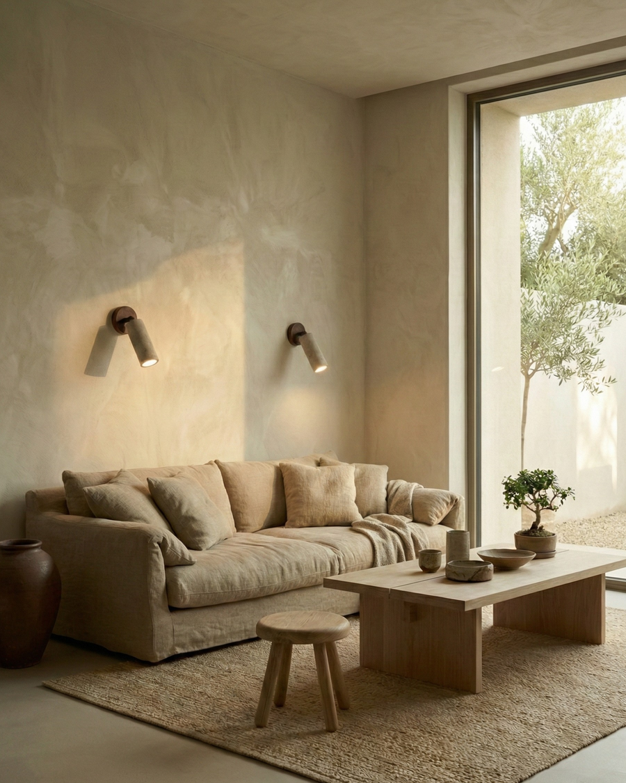 Applique Murale Galet en bois – vue 3