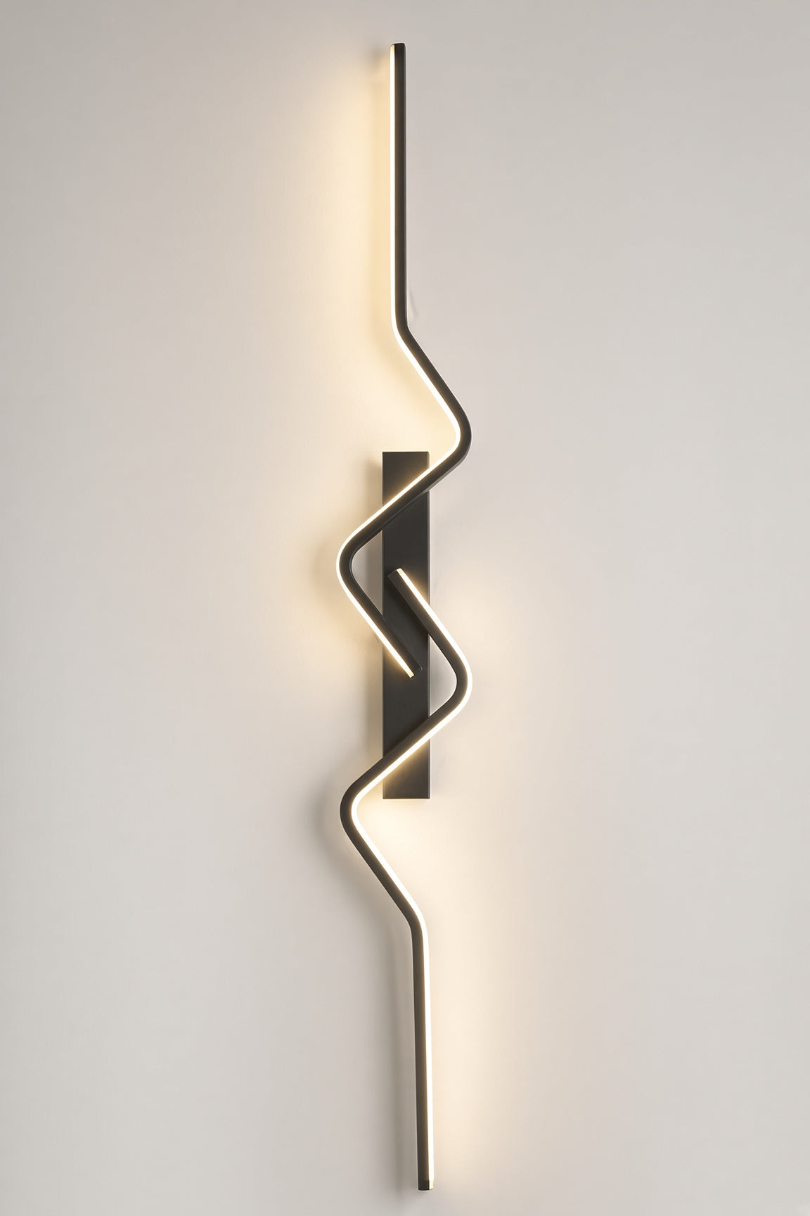 Applique murale Linéa en aluminium noir – faubourg & fils