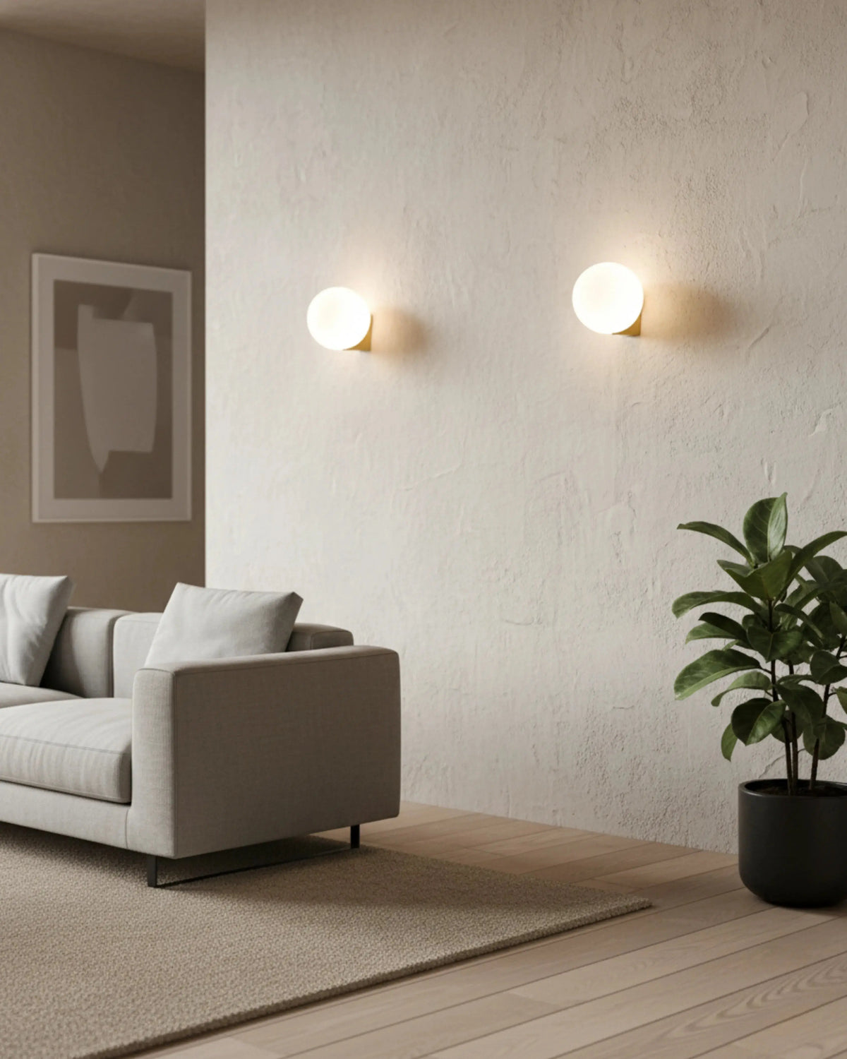 Applique Murale Orbe, globes de verre – vue 6
