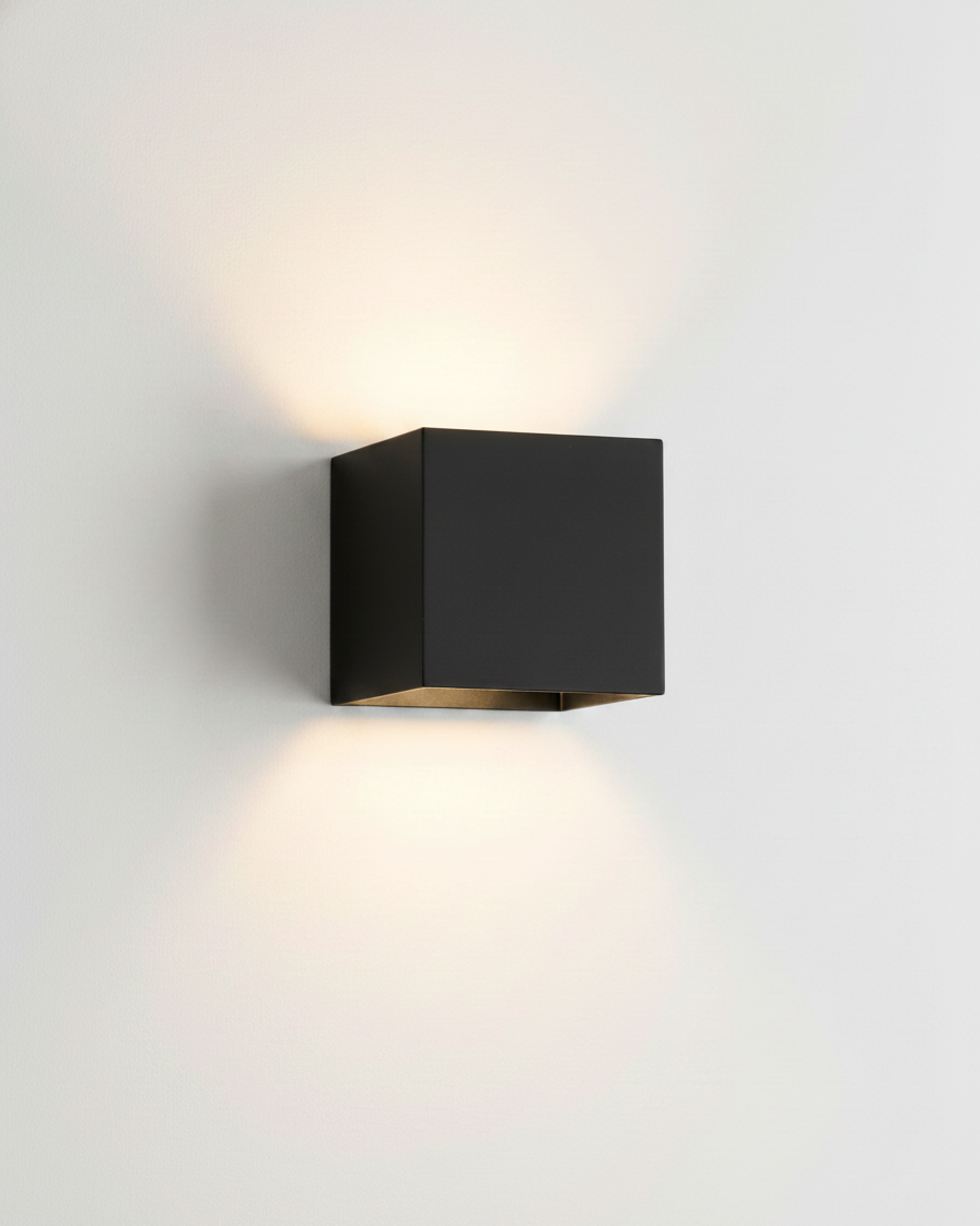 Applique murale Prisme, cube extérieur IP65 – faubourg & fils