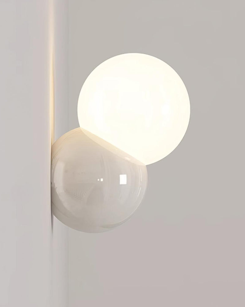 Applique Murale Sphère, métal laqué et opaline – vue 8