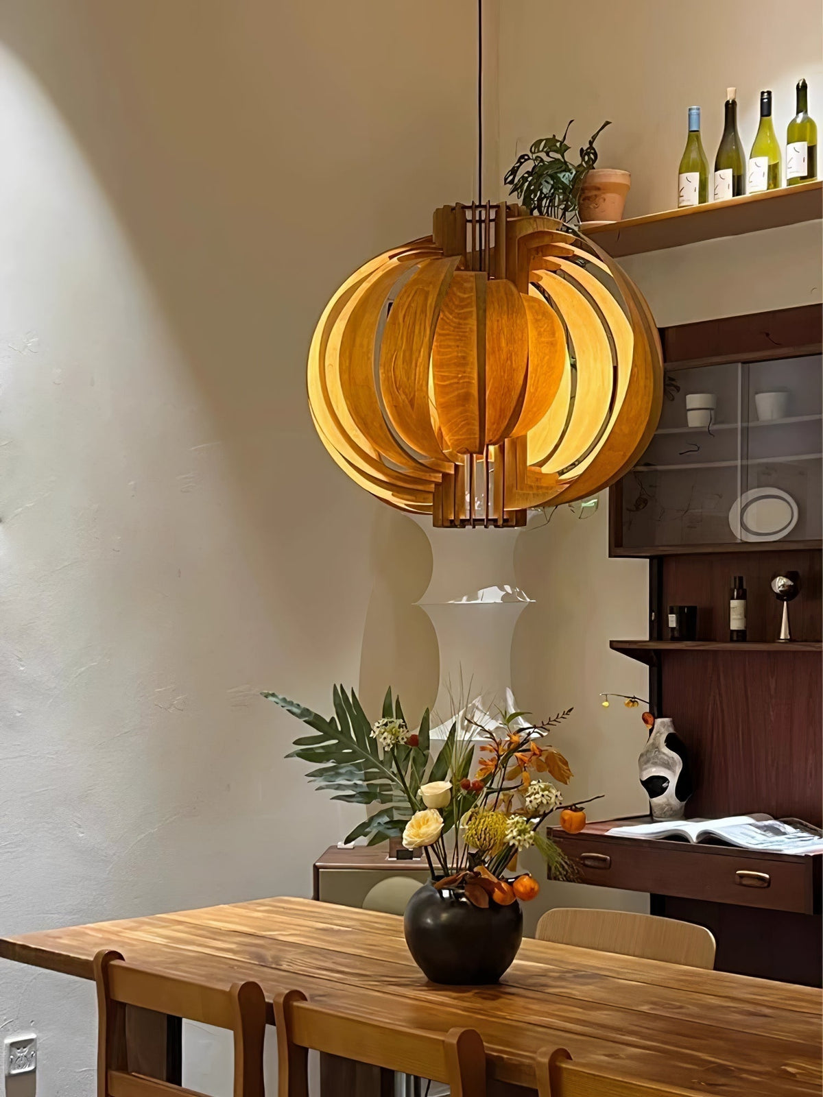 Suspension Mandarine en bois et métal – vue 29