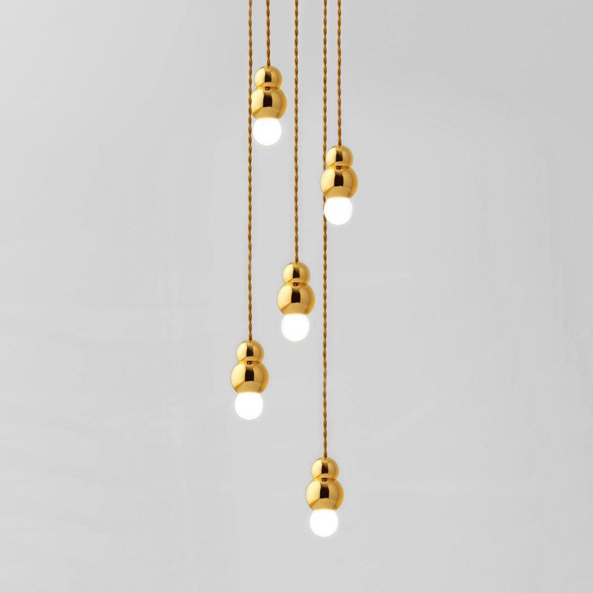 Suspension Augustine en verre et aluminium – vue 53