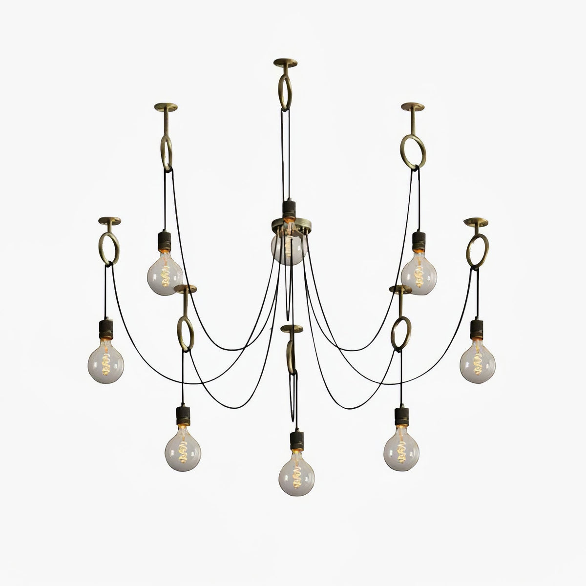 Lustre Amaryllis en métal – faubourg & fils