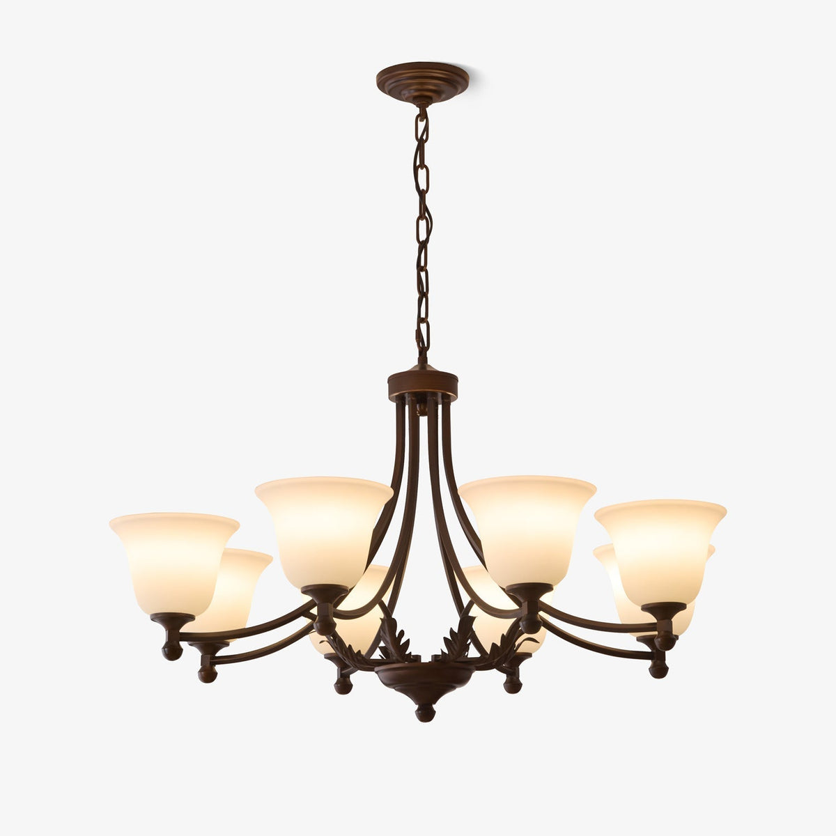 Lustre Anis en verre et métal – faubourg & fils