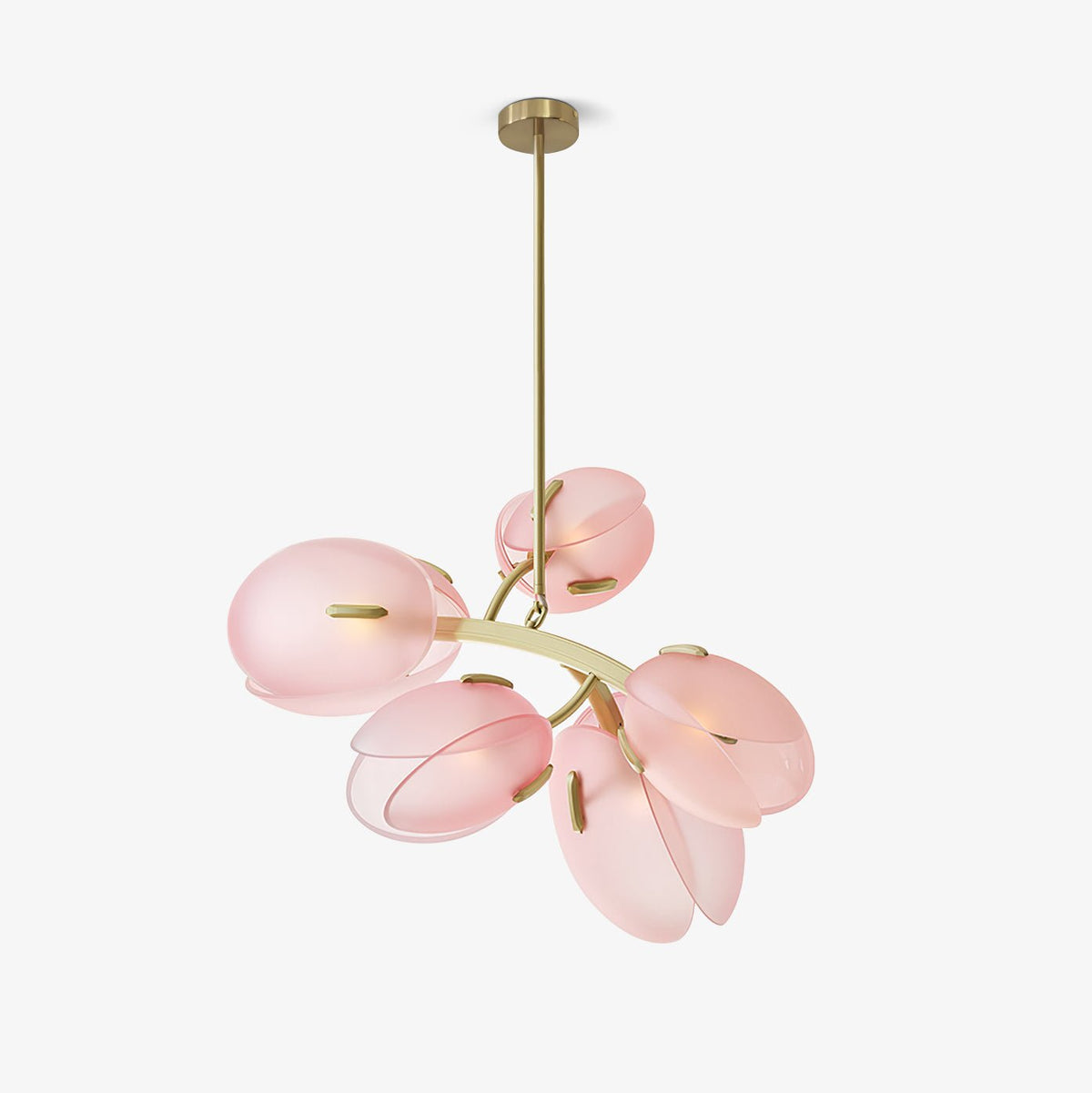 Lustre Anthracite en verre et métal – faubourg & fils
