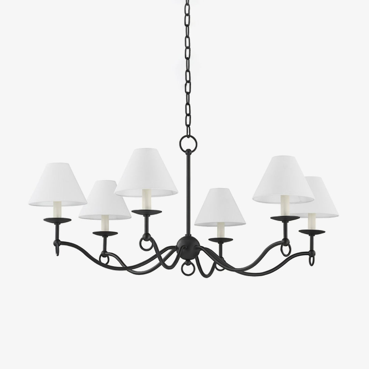 Lustre Aria en tissu et métal – faubourg & fils