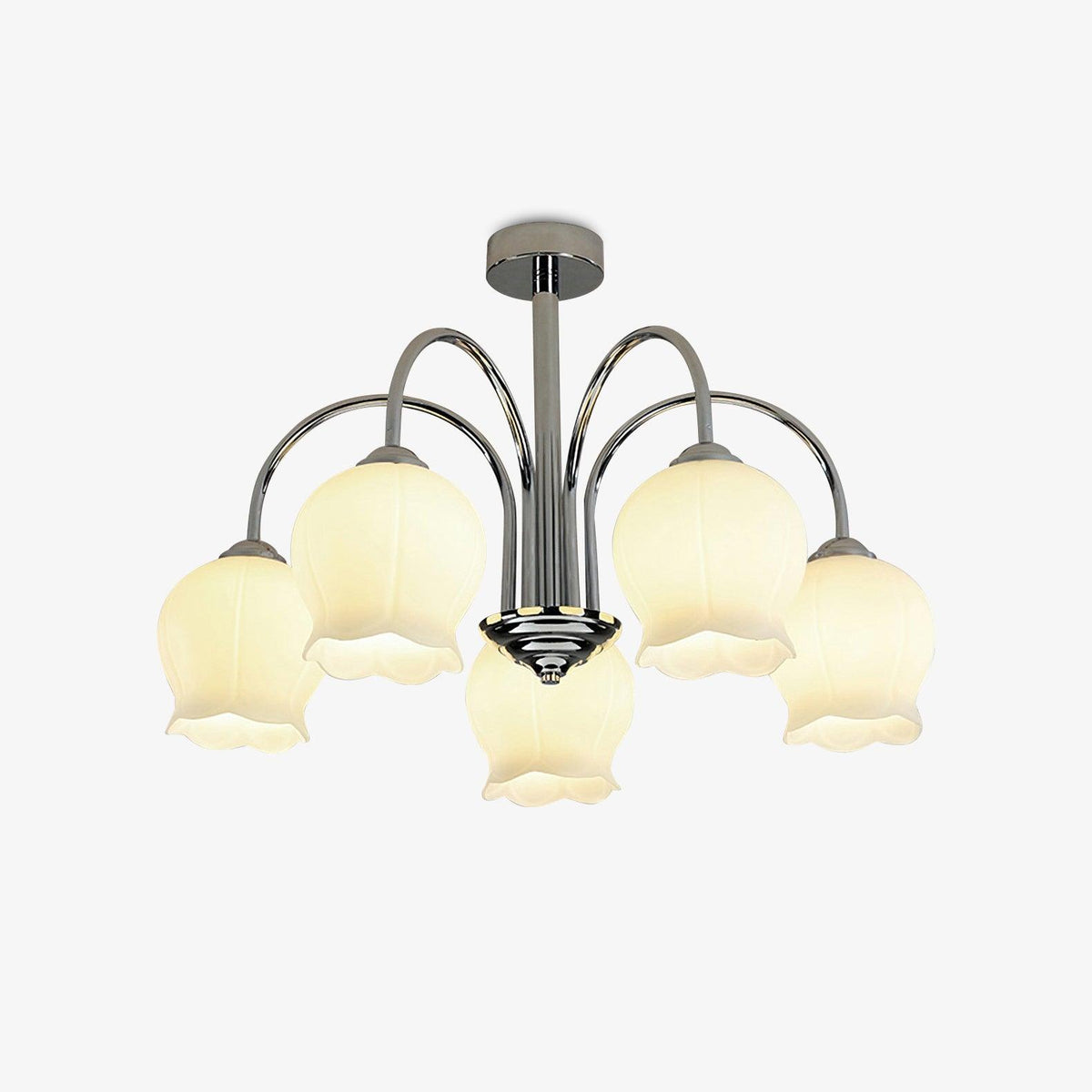 Lustre Bohème en verre et métal – faubourg & fils