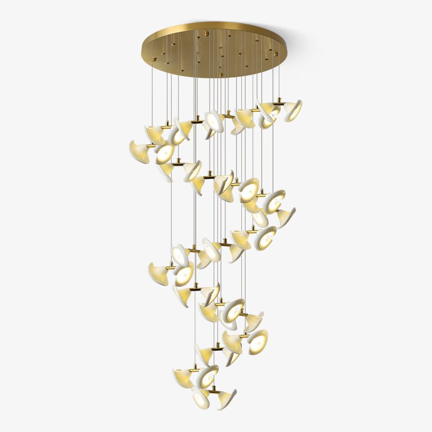 Lustre Cortège en céramique et fer – faubourg & fils