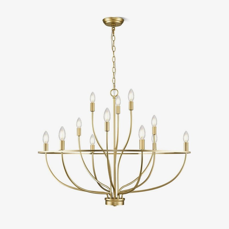 Lustre Diane en laiton – faubourg & fils