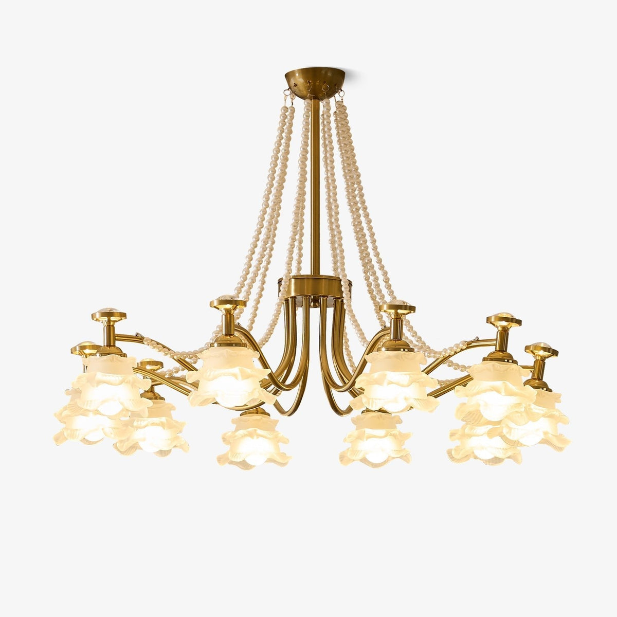 Lustre Éphémère en verre et métal – faubourg & fils