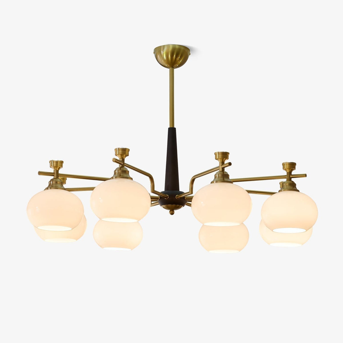 Lustre Figuier en verre et bois – faubourg & fils