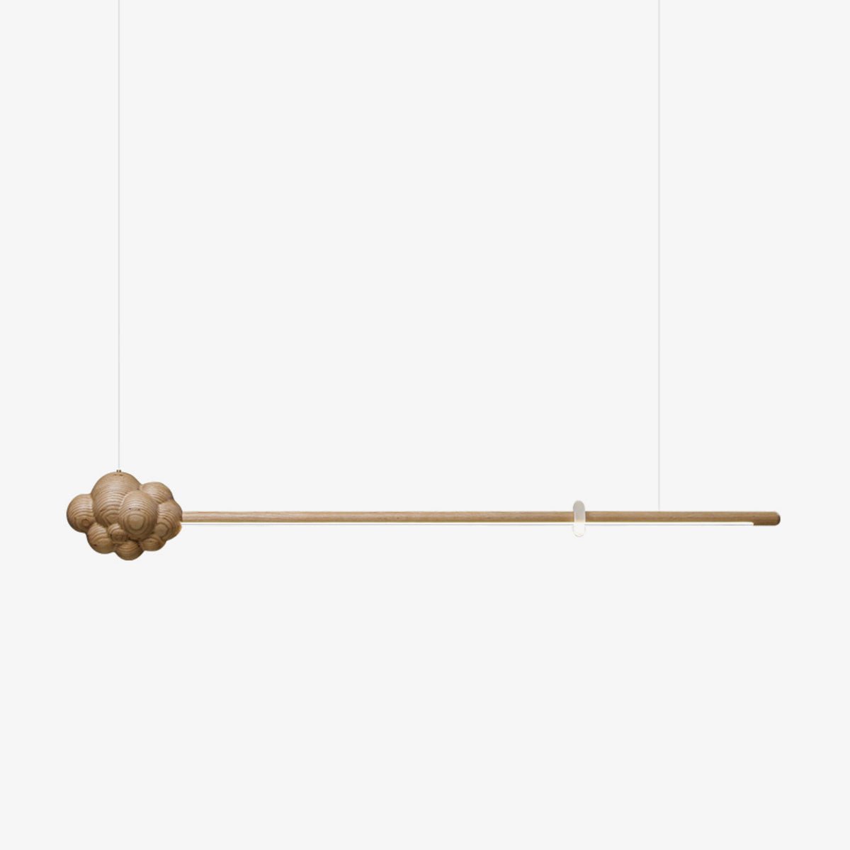 Lustre Léonie en bois et métal – faubourg & fils