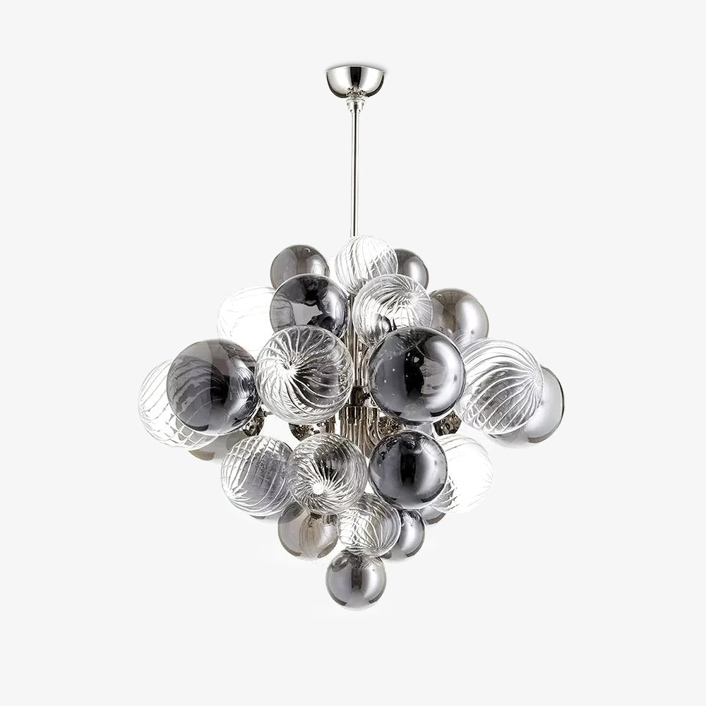 Lustre Pralin en verre et fer – faubourg & fils