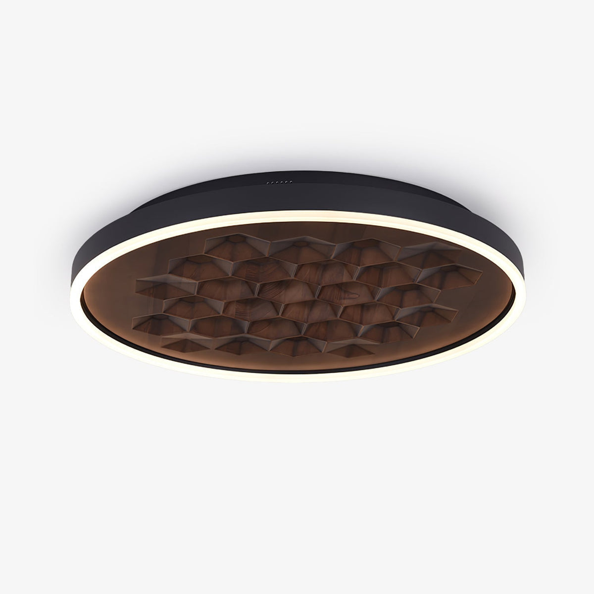 Plafonnier Bréhat en bois et métal – faubourg & fils