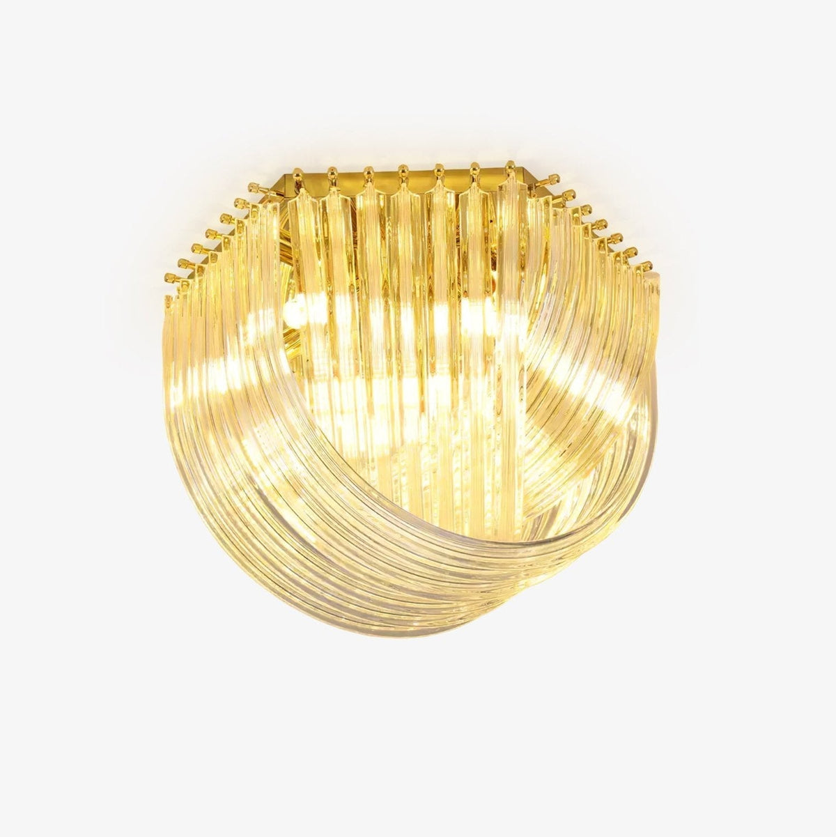 Plafonnier Jaspe en verre et métal – faubourg & fils