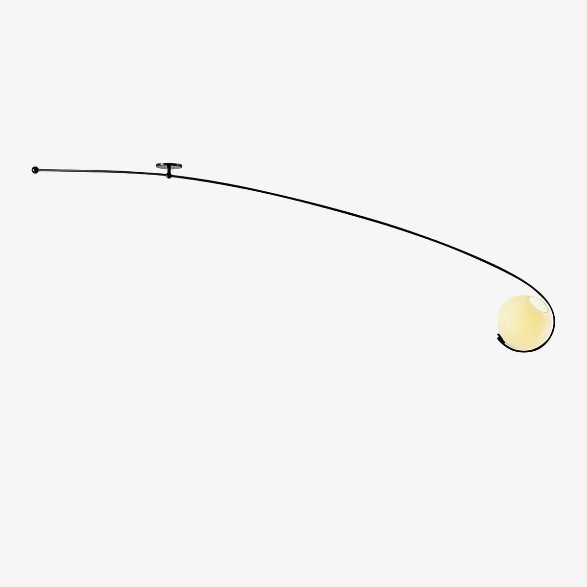 Plafonnier Nébuleuse en verre et métal – faubourg & fils