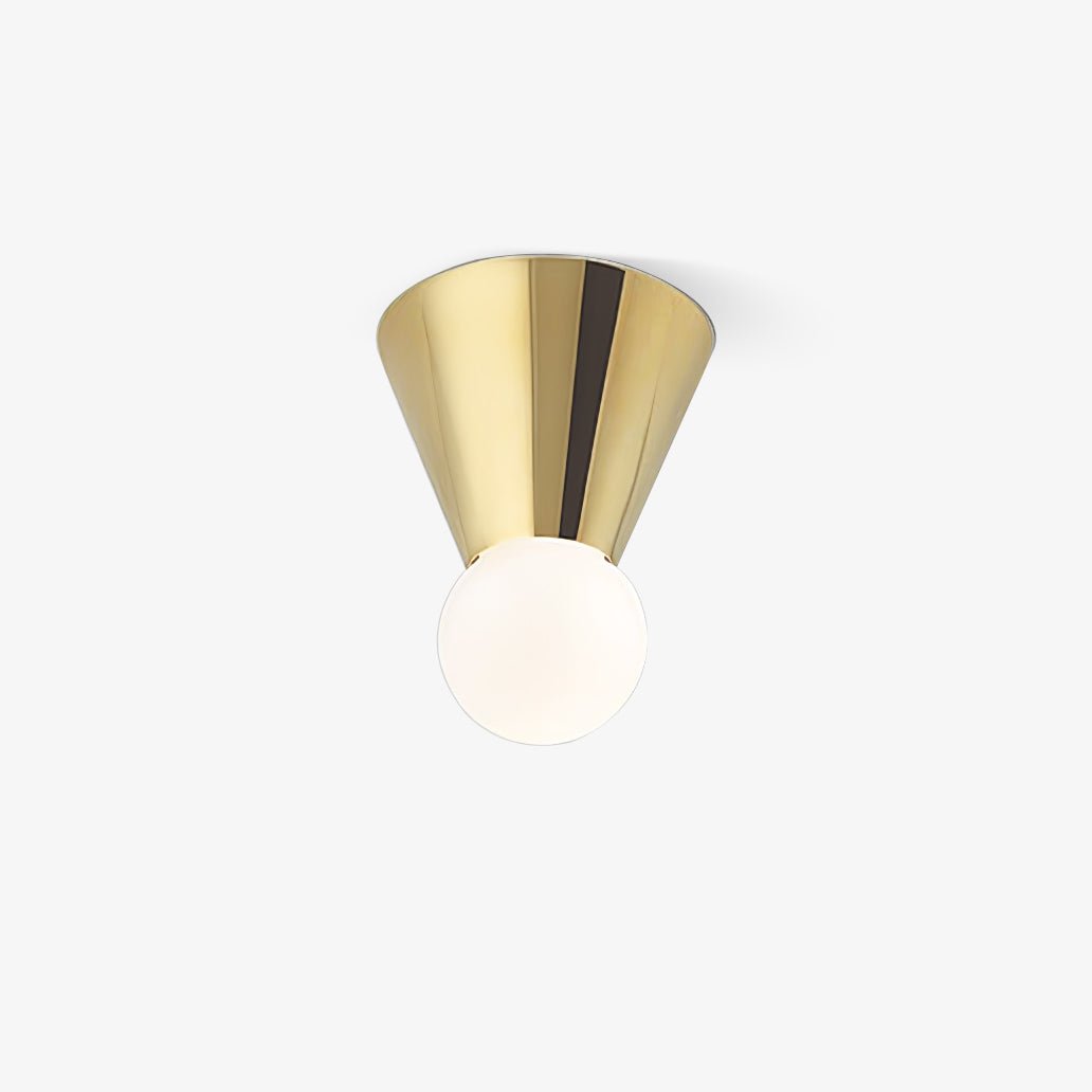 Plafonnier Tremble en verre et métal – faubourg & fils