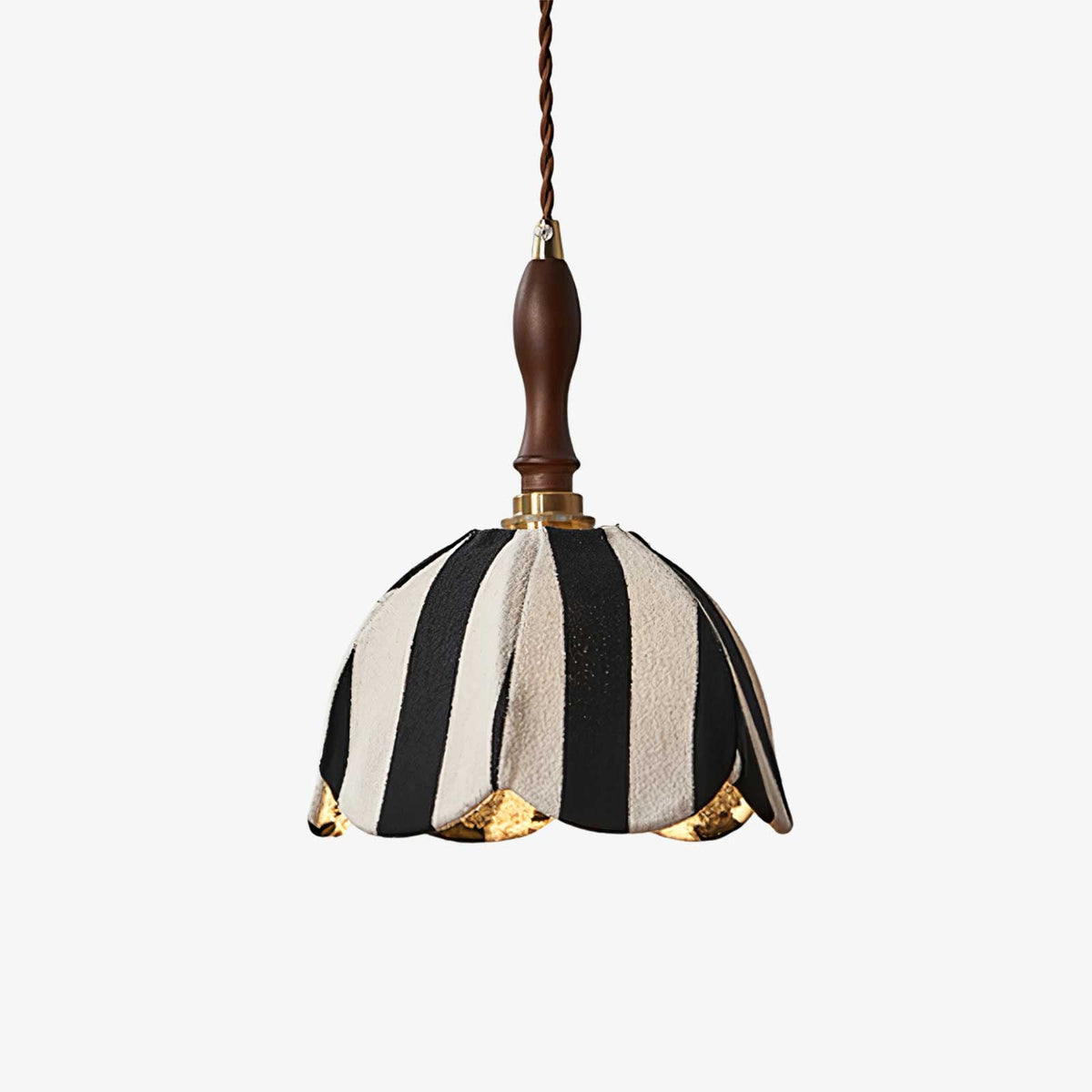Suspension Ancolie en tissu et métal – faubourg & fils