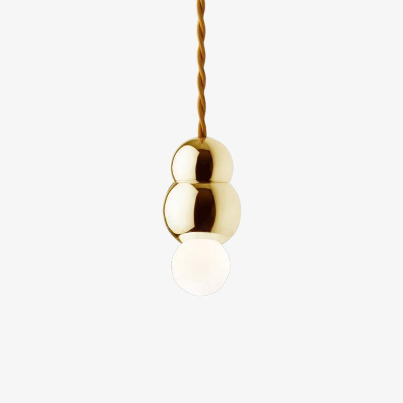 Suspension Augustine en verre et aluminium – faubourg & fils