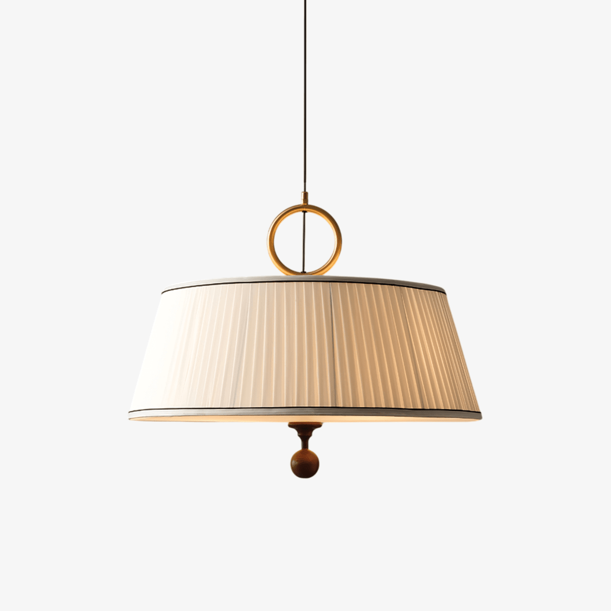 Suspension Carmin en bois et tissu – faubourg & fils