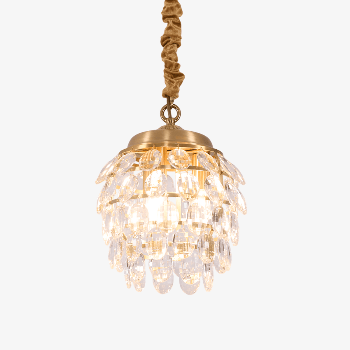 Suspension Cigale en cristal et laiton – faubourg & fils