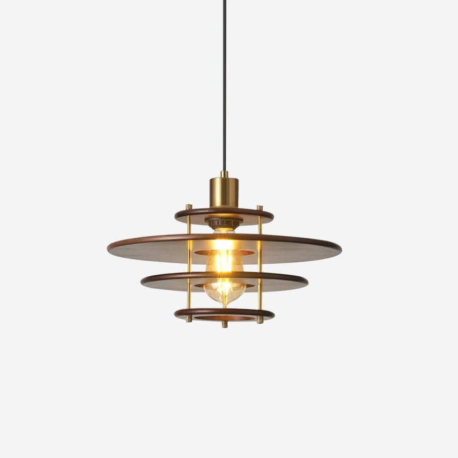Suspension Édelweiss en bois et métal – faubourg & fils