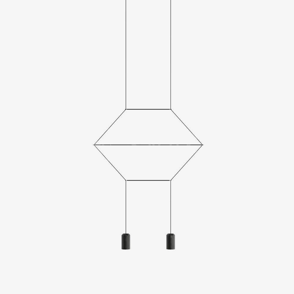 Suspension Faustine en métal – faubourg & fils