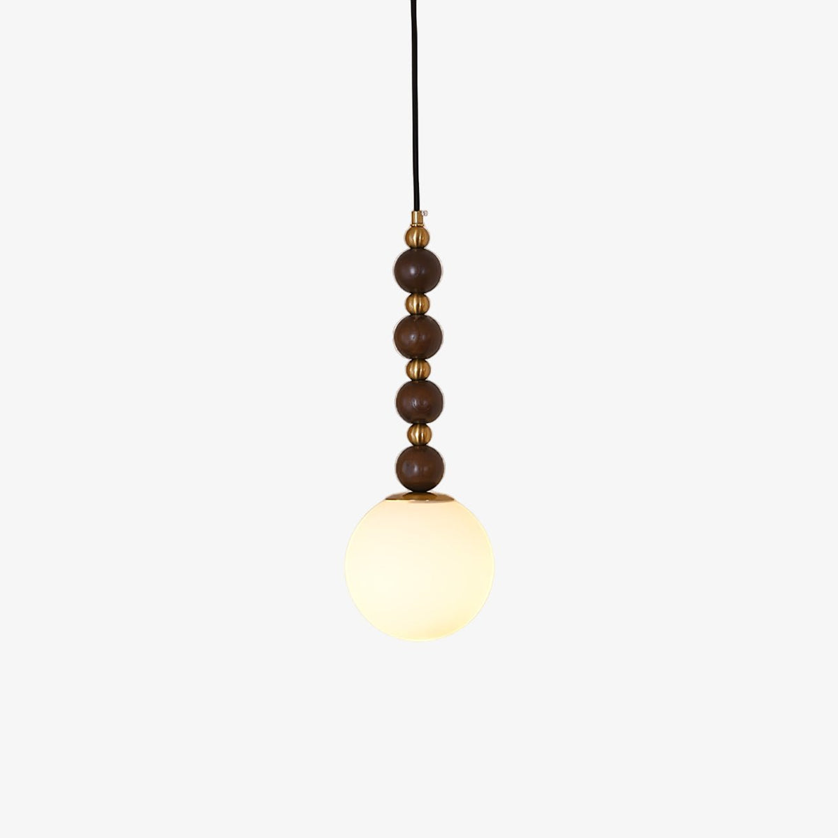 Suspension Hameau en bois et verre – faubourg & fils