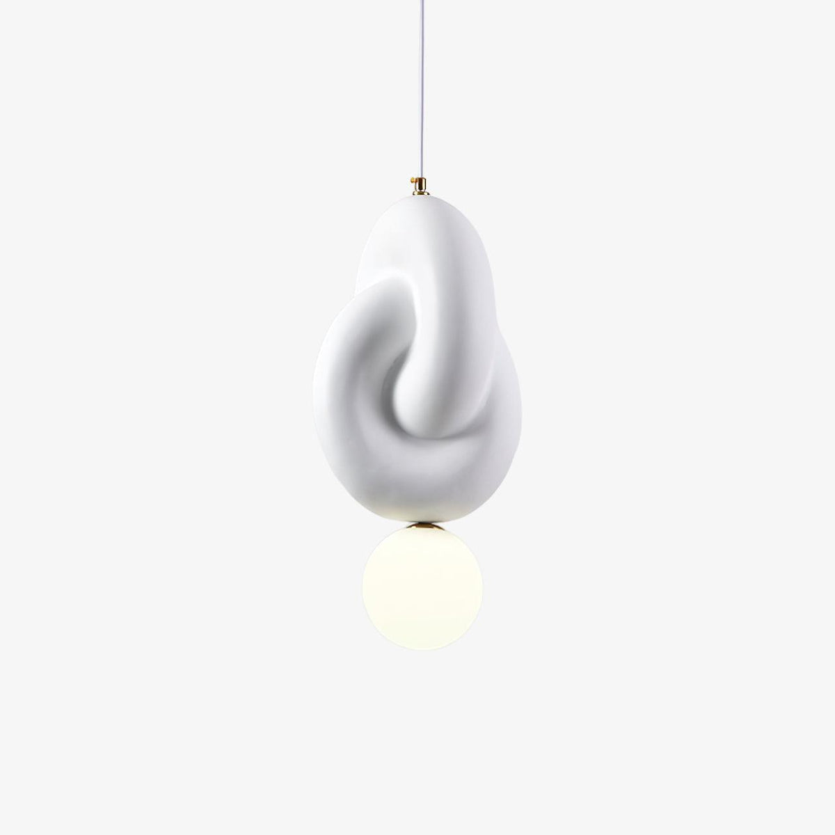 Suspension Hortensia en verre et résine – faubourg & fils