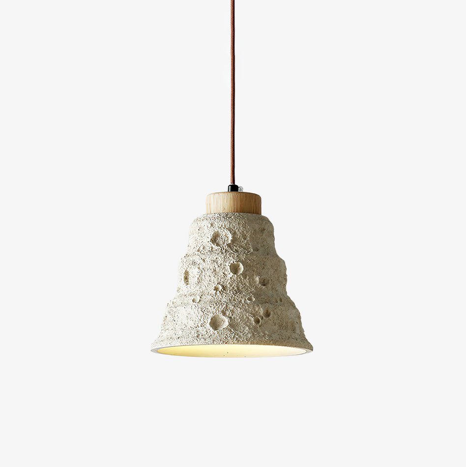 Suspension Indigo en pierre et bois – faubourg & fils