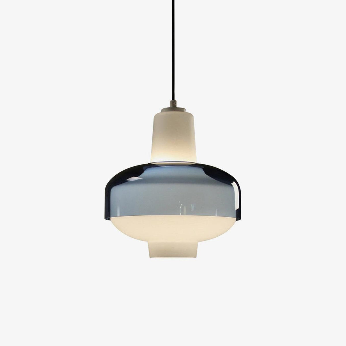 Suspension Lavande en verre et fer – faubourg & fils