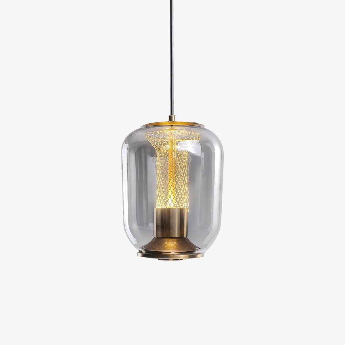 Suspension Médina en verre et fer – faubourg & fils
