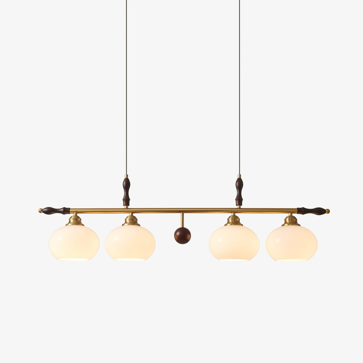 Suspension Noisette en verre et bois – faubourg & fils