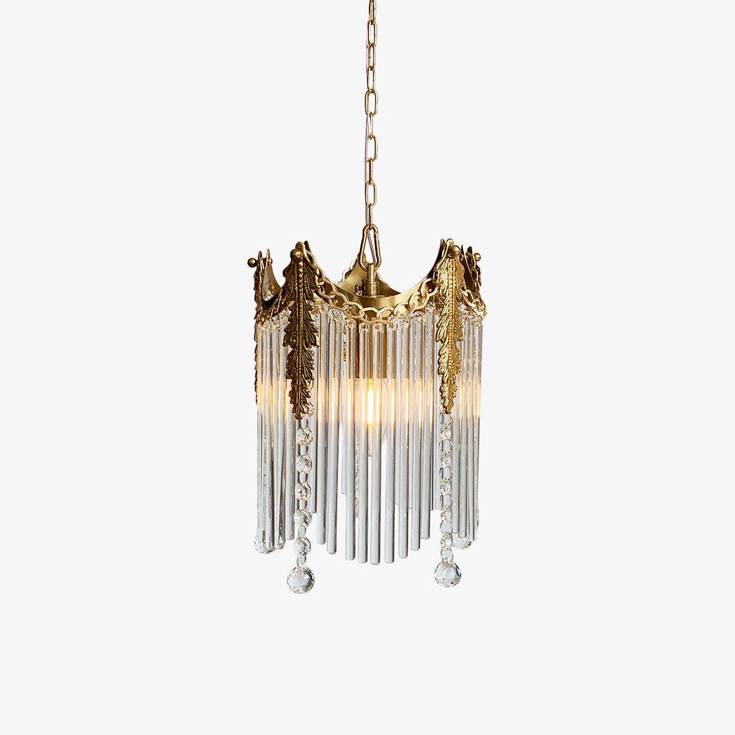 Suspension Phébus en verre et fer – faubourg & fils