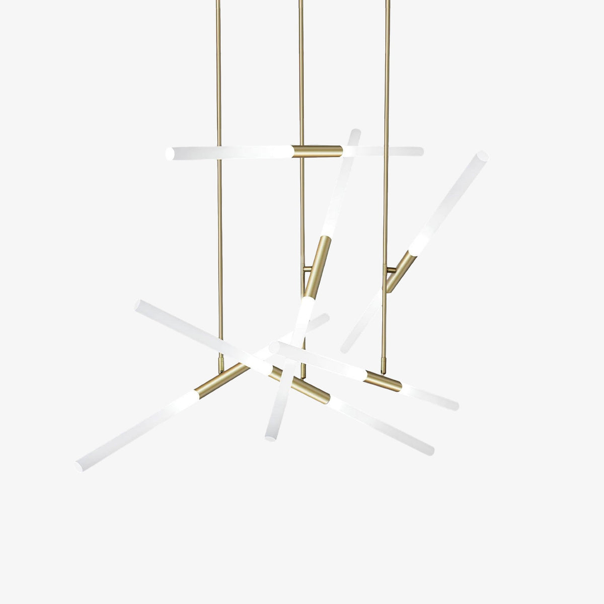 Suspension Renoncule en verre et aluminium – faubourg & fils