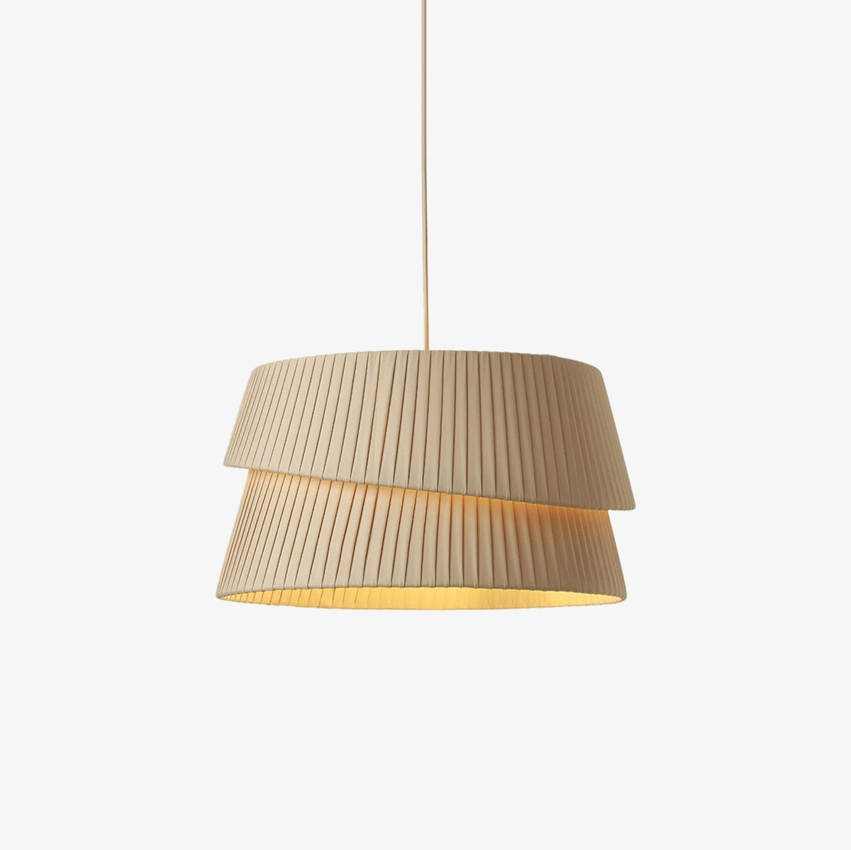 Suspension Tilleul en tissu et fer – faubourg & fils