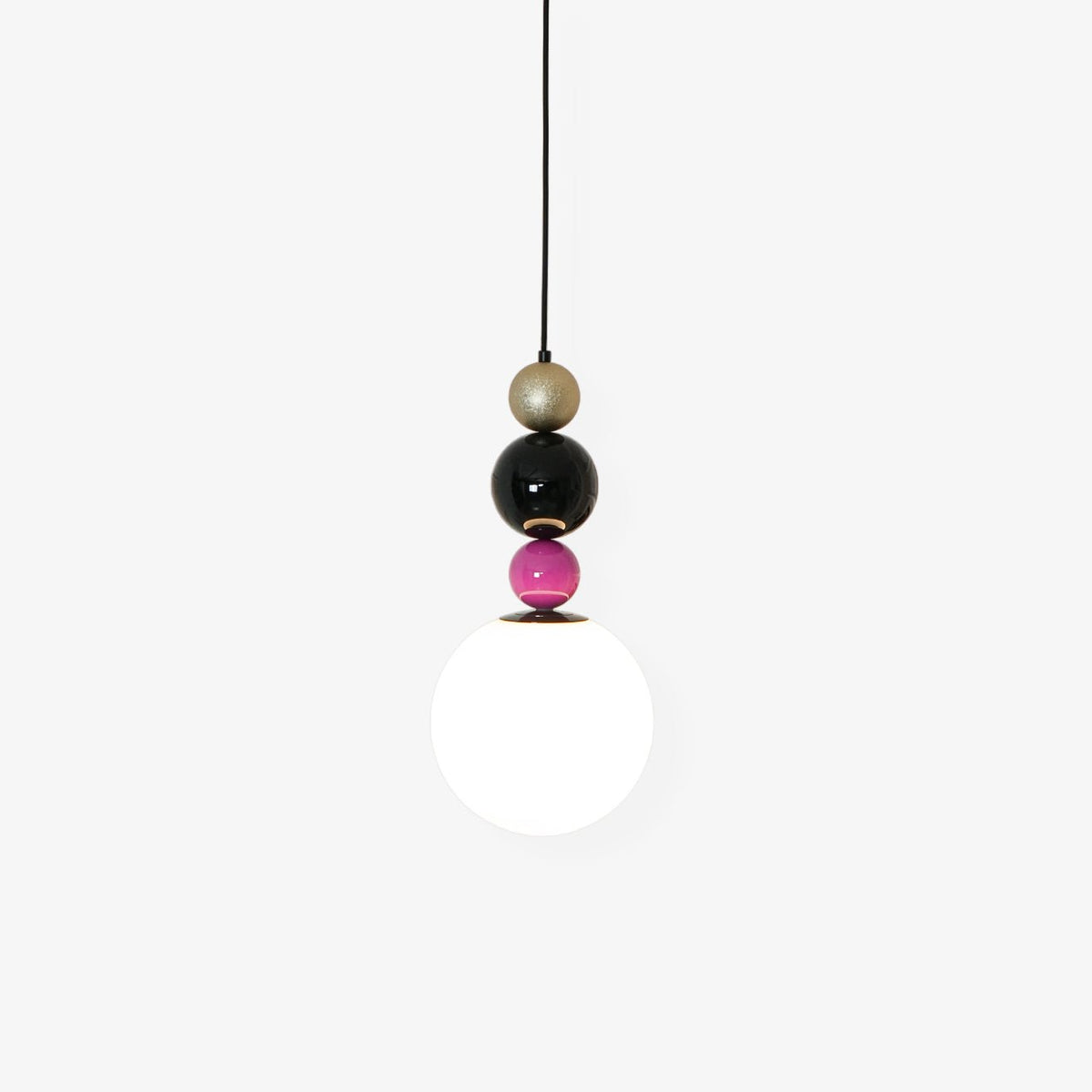 Suspension Vivace en verre et métal – faubourg & fils