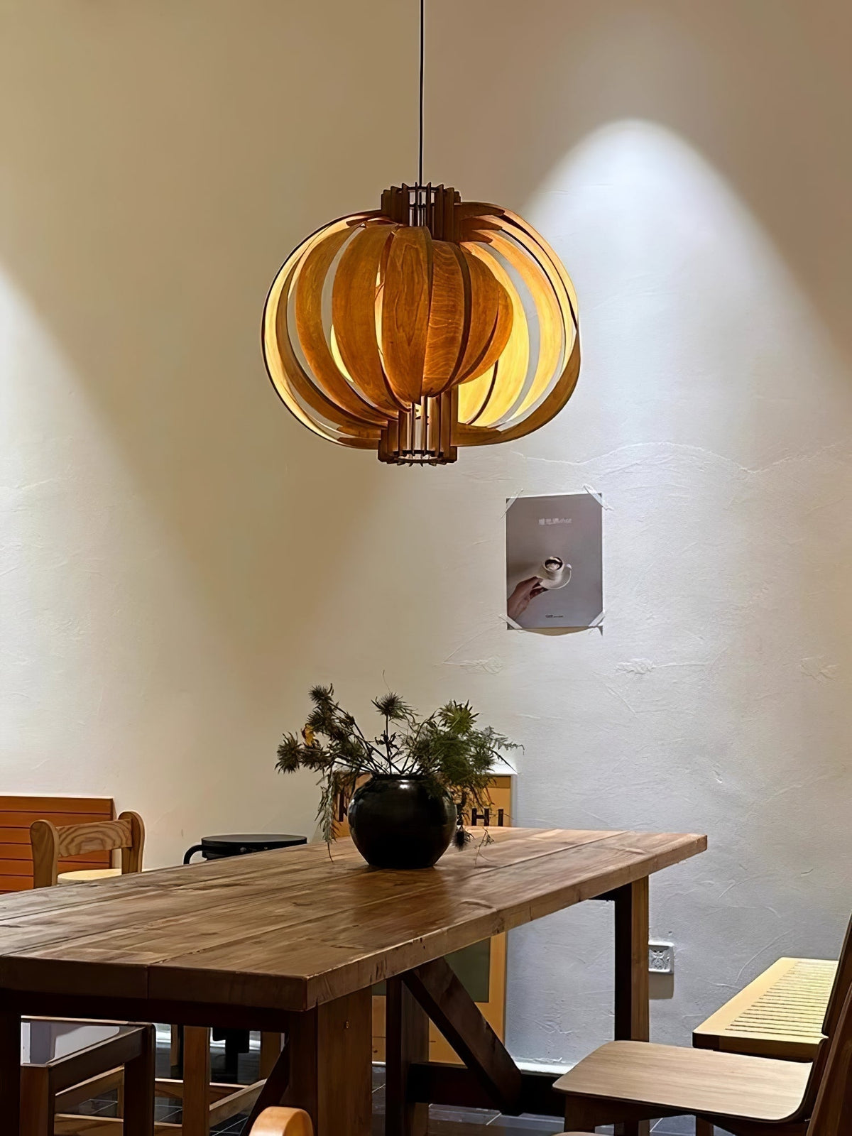 Suspension Mandarine en bois et métal – vue 22