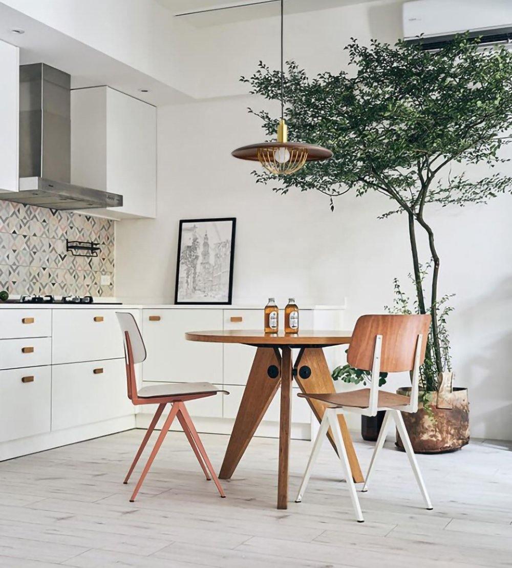 Suspension Allegro en bois et fer – vue 15