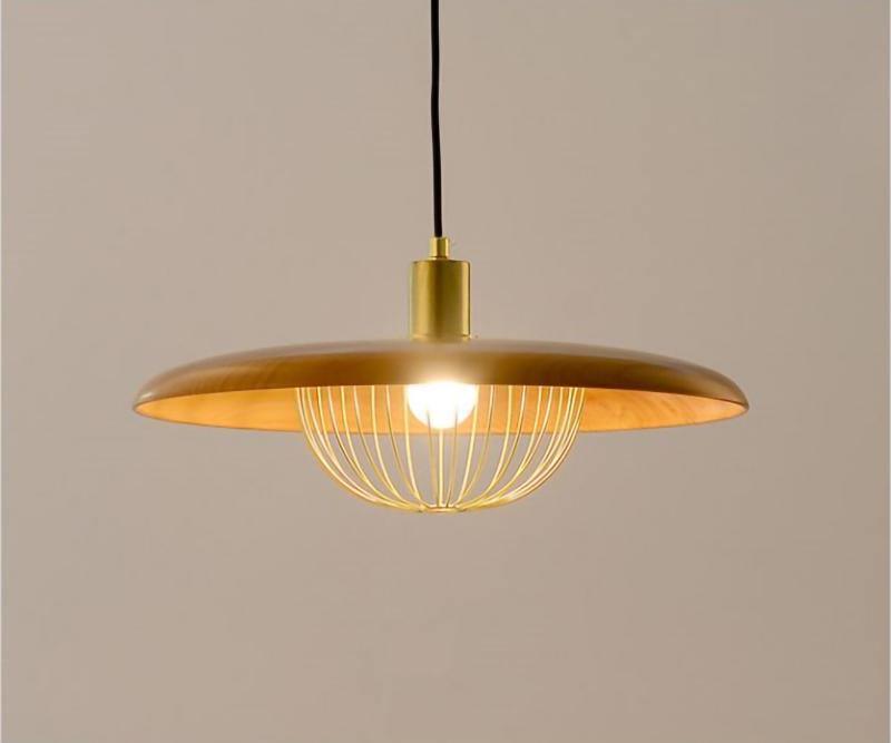 Suspension Allegro en bois et fer – vue 17