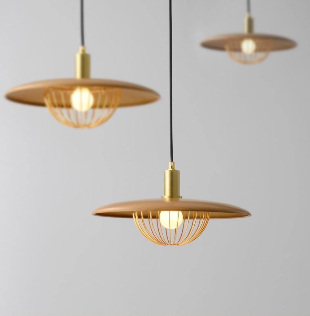 Suspension Allegro en bois et fer – vue 27