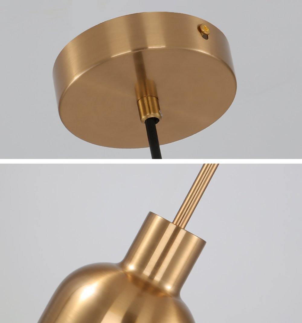 Suspension Colmar en verre et métal – vue 3