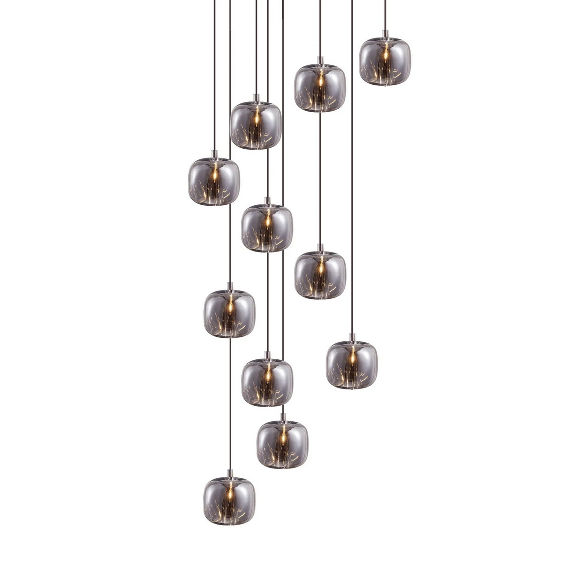 Suspension Verveine en cristal et fer – vue 96